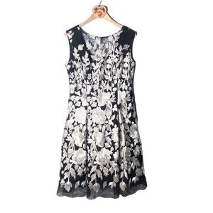 Anthea Crawford Embroidered special occasion dress Australian Designer